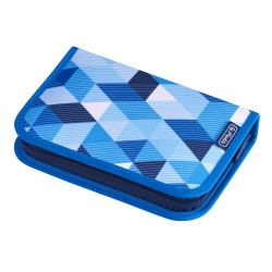 Pencil case Blue Cubes