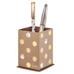 pen stand cardboard squared Pu...