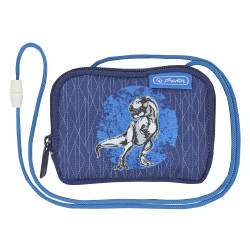 Neck pouch Blue Dino