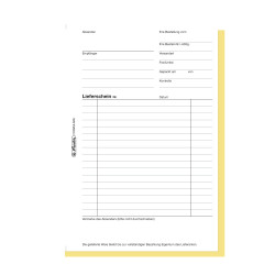 Lieferscheinbuch A5 204 selbst...