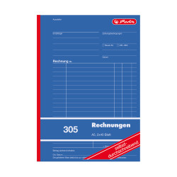 Invoice book A5 305