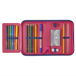 Pencil case 19 pieces, interio...