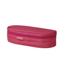 Pencil pouch square case, pink