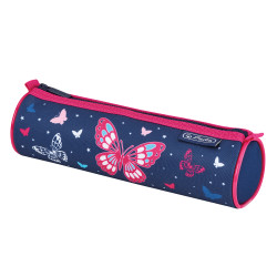 Pencil case round Butterfly