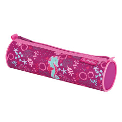 Pencil pouch round Seahorse