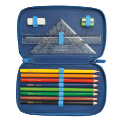 Pencil case triple 31 pieces W...