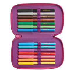 Pencil case triple 31 pieces W...