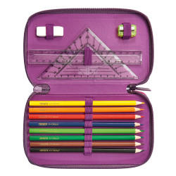 Pencil case triple 31 pieces W...