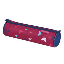Pencil case round Butterfly