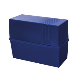 Index card box A5, blue
