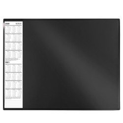Desk pad 63x50 cm black with c...