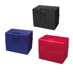 Index card box A8, 3 colors