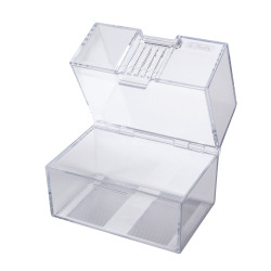 Index card box A8 transparent