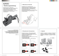 Instsruction Manual DE - Prici...