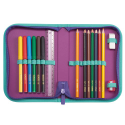 Pencil case Dolphins, open