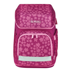 Schoolbag Flip Flowers,front