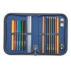 Pencil case Geometric, open