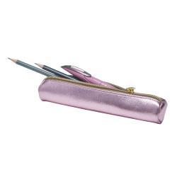 Pencil pouch round mini metall...