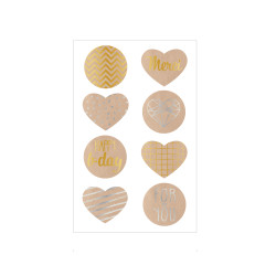 Stickers Kraft Paper motif 3