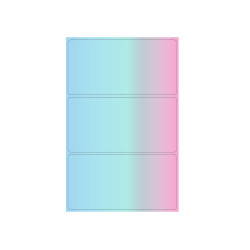 Office labels pastel 36 x 82mm