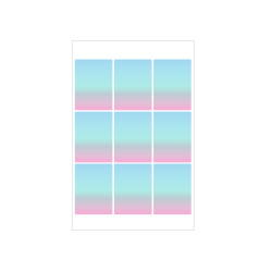 Office labels pastel 24 x 35mm