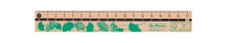 Ruler wooden 17 cm GREENline m...