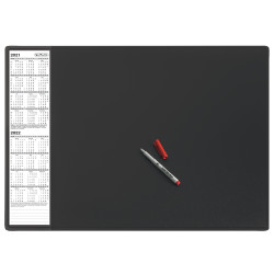 Desk pad black with calender 2...