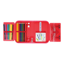 Pencil case, total open with c...