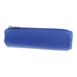 Pencil pouch round, royal blue