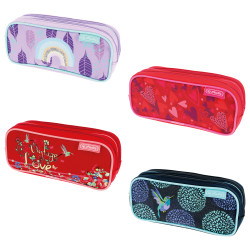 Double pencil pouch Girl Mix,...