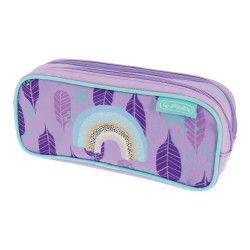 Double pencil case Rainbow Fea...