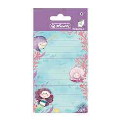 Book labels mermaid, cellopha...
