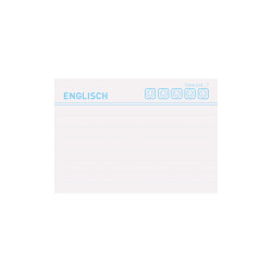 Index card A8 vocabulary ENGLI...