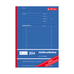 Delivery note book A5 204 self...