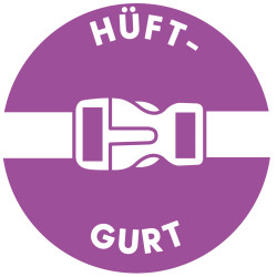 Hüftgurt, schoolbag Icon DE