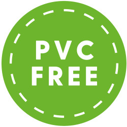 PVC free, schoolbag icon EN
