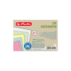 Index card A7 ruled 5 colors 2...