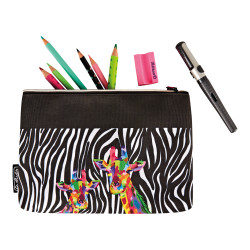 Pencil pouch flat Wild Neon, w...