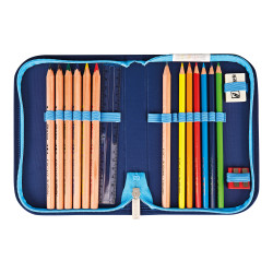 Pencil case 16 pcs. Deep Sea,...