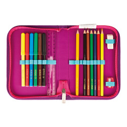 Pencil case 16 pcs. Funky Hors...