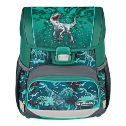 Schoolbag Loop Green Rex, fron...