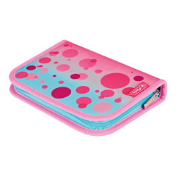 Pencil case, Pink Bubbles