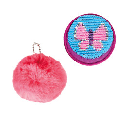 Application and pompom pink, T...