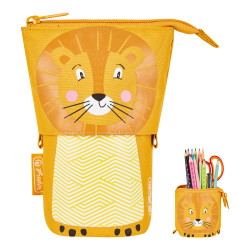 Standing pencil pouch Lion + o...