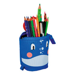 Standing pencil pouch Whale, o...