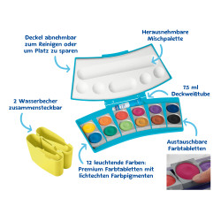 Opaque paint box 735PC/12 Pro...