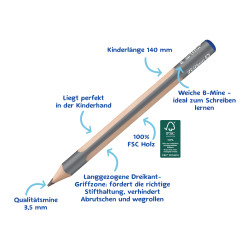 griffix ergonomic pencil B wit...