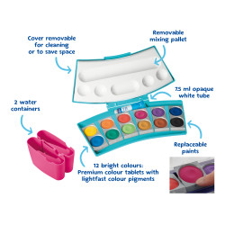 Opaque paint box 735PC/12 Pro...