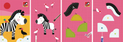 Craft colouring book theme ani...