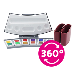 Water color paint box 725D/12,...